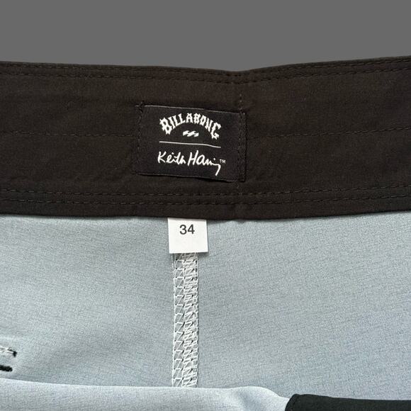 Billabong x Keith Haring Jam Ciclo D Bah Pro 19" Boardshorts Size 34 NWT - Picture 5 of 10